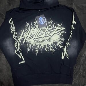 Hellstar Records Black Graphic Hoodie